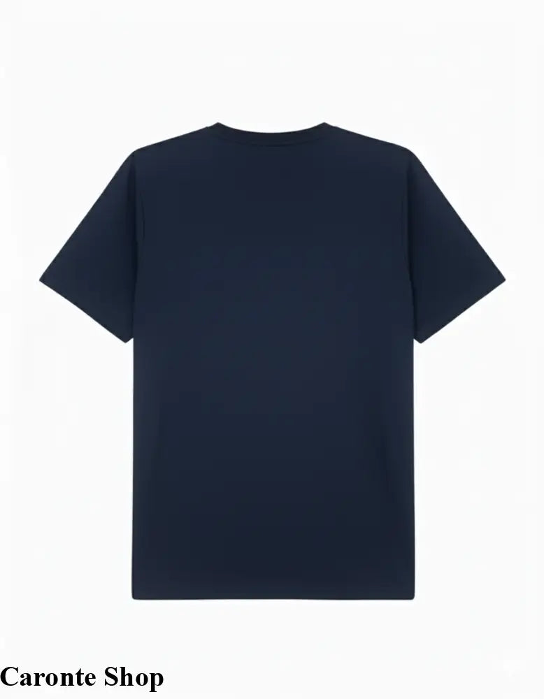 Camisa Azul Marino Estampada Nirvana